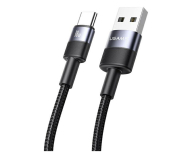 USAMS Kabel USB na USB-C 3A 1,2m Fast Charging stalowy 30 szt, - 1569008 - zdjęcie 1